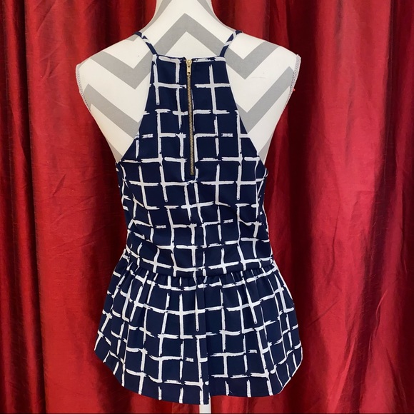 The Impeccable Pig Pendulum Navy Top - Picture 2 of 4